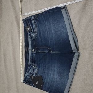 BNWT Silver Jeans shorts 20 Plus Size Elyse Curvy Fit Mid Rise Orig. $64